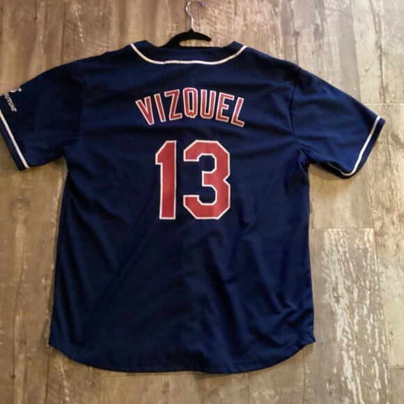 Cleveland Indians Omar Vizquel MLB Baseball Stadium Giveaway Jersey XL - Picture 6 of 6